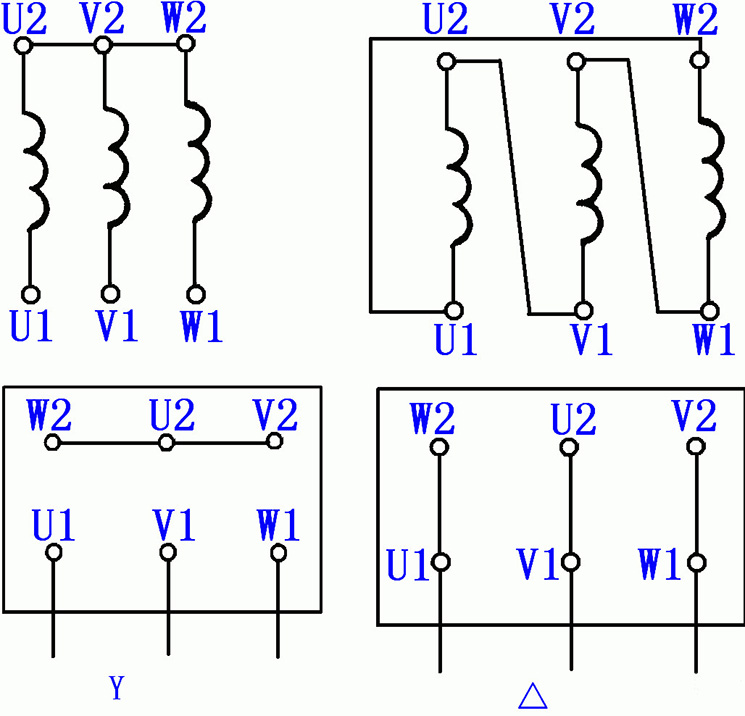 三相异步电动机接线图